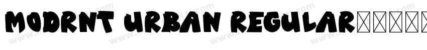 Modrnt urban Regular字体转换